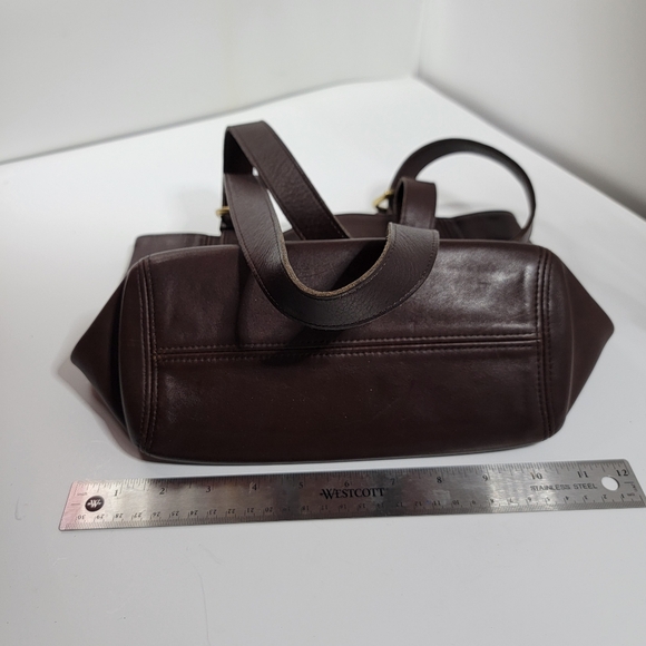 Coach Vintage Mahogany Brown Leather Purse - Picture 11 of 15
